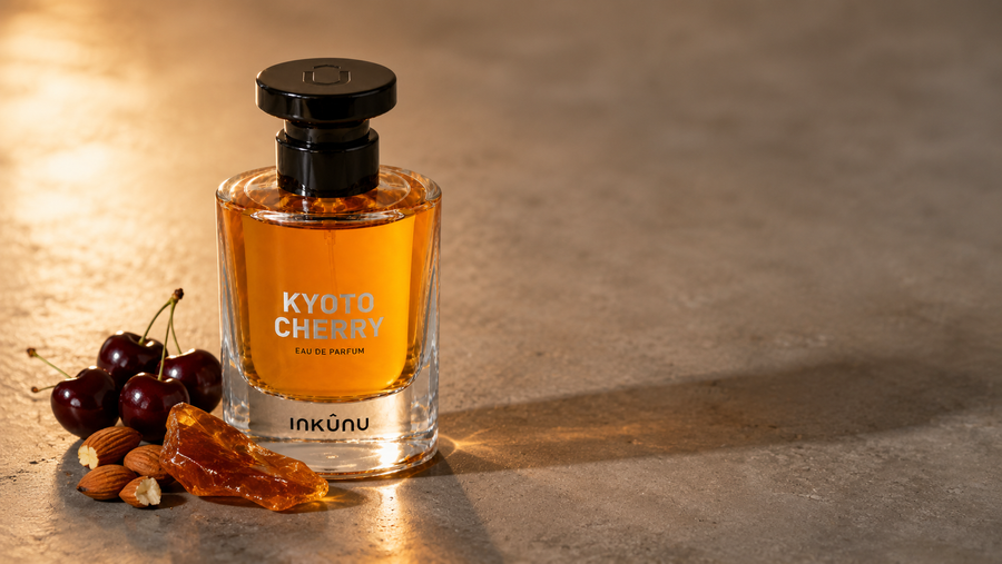 Cherry and Almond Perfume: The INKÛNU Kyoto Cherry Composition