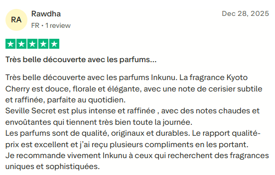 Avis client INKUNU