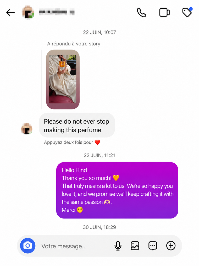 Message client INKUNU