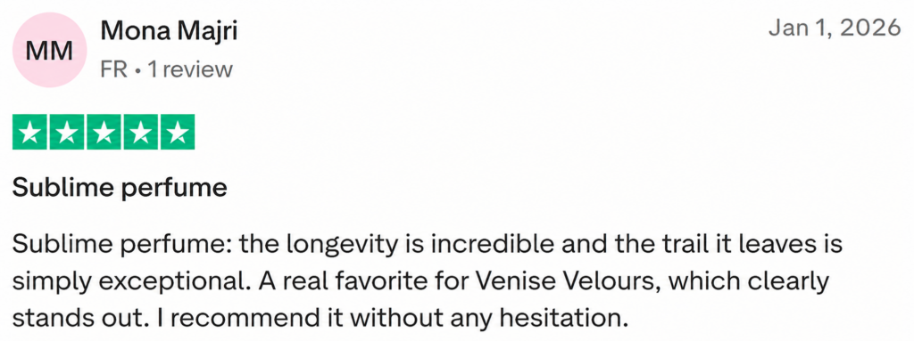Client review on Trustpilot